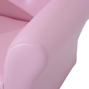 Kindersessel Kindersofa Mädchen Softsofa Kristallknöpfen Hocker Rosa