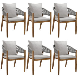 Gartenstuhl Manacor greige 6er Set