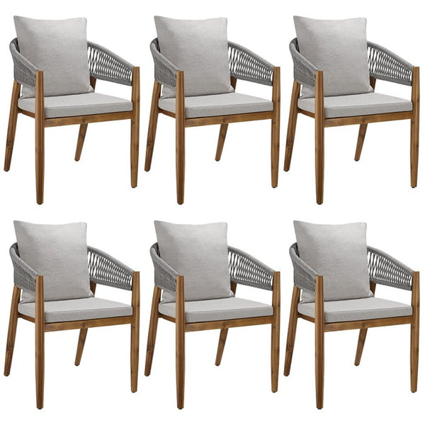 Gartenstuhl Manacor greige 6er Set
