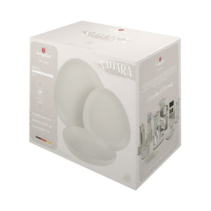 Berlinger Haus 18-teiliges Tellerset Oval Sahara Collection