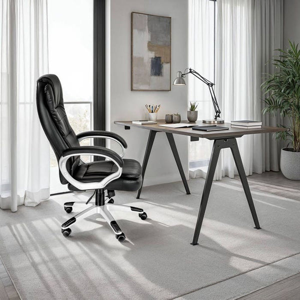 Executive chair with double padding
