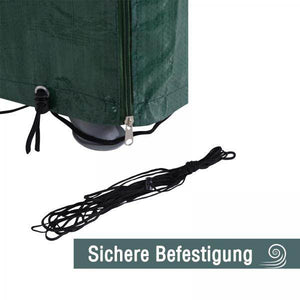 Abdeckplane Schutzhülle Abdeckhaube Wasserdicht UV-Schutz PE Grün
