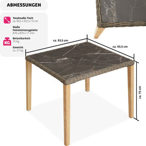 Rattan Tisch Tarent natur