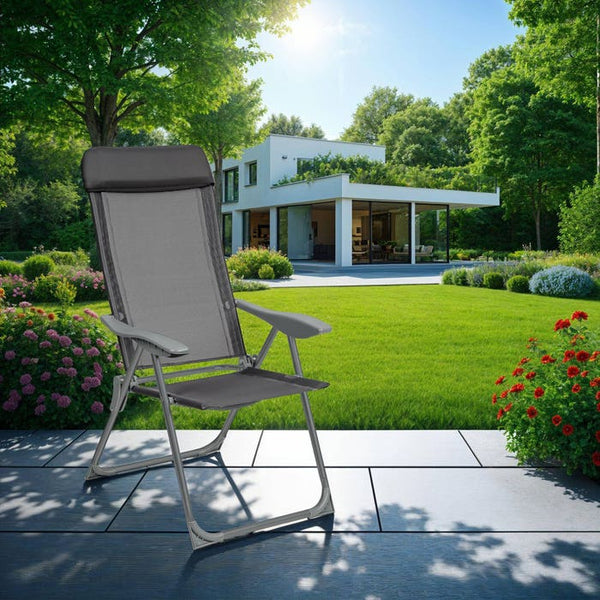 4er Set Gartenstuhl Maurine anthrazit