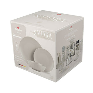 Berlinger Haus 18-teiliges Tellerset matt cream Sahara Collection
