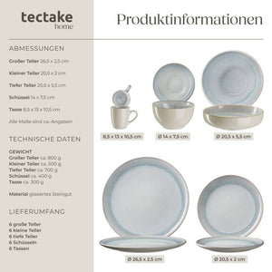 Kombiservice Mare Sand 30-tlg.