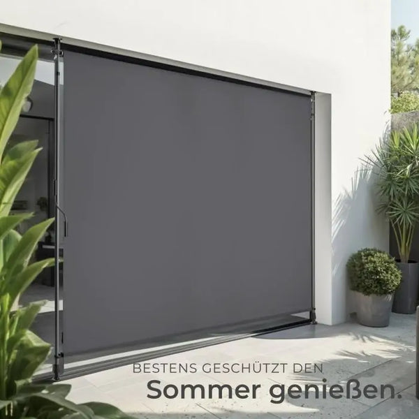 Klemmmarkise Taija dunkelgrau 200 x 310 cm