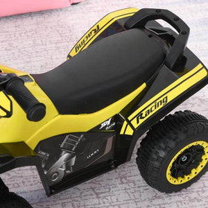 Rutschauto Kinderauto Hupe Licht Musik Kunststoff Gelb