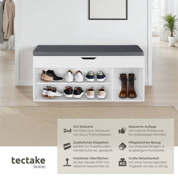Schuhbank Natalya weiss
