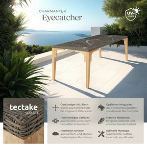Rattan Tisch Foggia natur