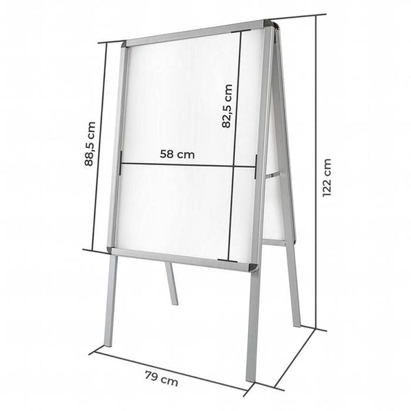 Aluminium Plakatständer