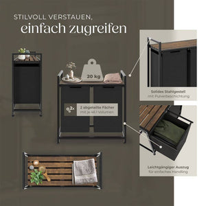 Contenitore per biancheria 34 x 74 x 72 cm