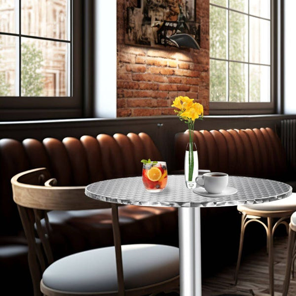 Aluminium Bistrotisch, klappbar Ø60cm, 6,5cm