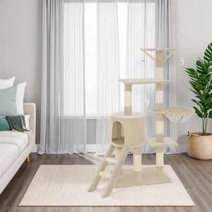 Kratzbaum Dominik 144cm, beige