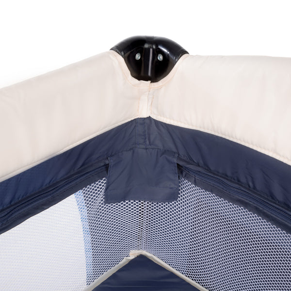 Kinderreisebett Hund + Wickelauflage blau