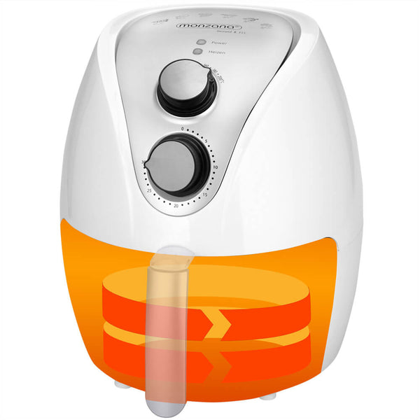 9-in-1 Heissluftfritteuse 3,6 Liter inkl. Rezeptheft
