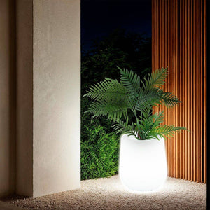LED-Blumentopf Luminous Courve Pot