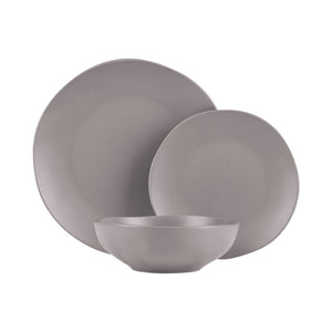 Berlinger Haus 18-teiliges Tellerset matt Taupe Collection