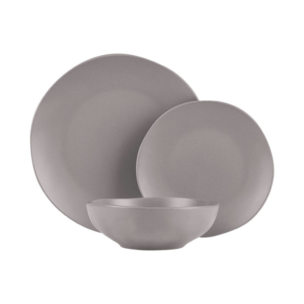 Berlinger Haus 18-teiliges Tellerset matt Taupe Collection