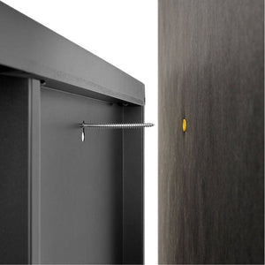 Metallvitrine Baker schwarz