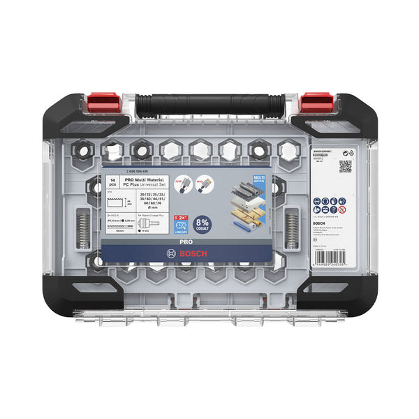 Bosch PRO Multi Material PC Plus Lochsägen-Set 20/68/76 mm 14-tlg. 2.608.594.426