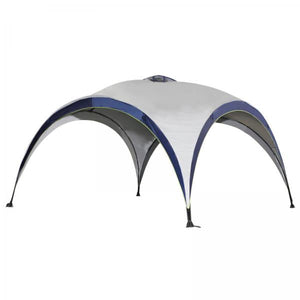 Garten Pavillon Pergola Partyzelt Sonnenschutz wetterfest Cremeweiss Blau