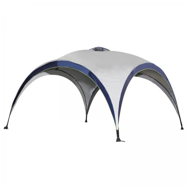 Garten Pavillon Pergola Partyzelt Sonnenschutz wetterfest Cremeweiss Blau