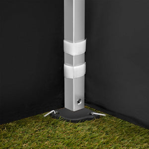 Aluminium Faltpavillon Viola schwarz