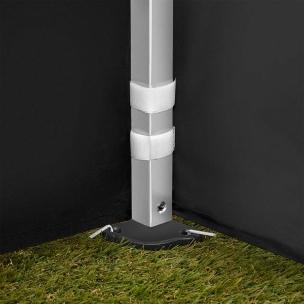 Aluminium Faltpavillon Viola schwarz