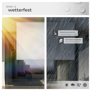 Senkrechtmarkise Eloise hellgrau 160 x 250 cm