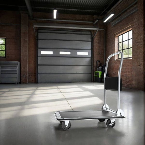 Plattformwagen schwarz 150 kg