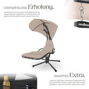 Hängeliege Elaria beige