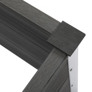 Pflanzkasten Blumenkübel Blumenkasten WPC + Aluminium