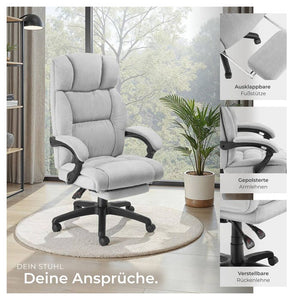 Jillien office chair, grey 