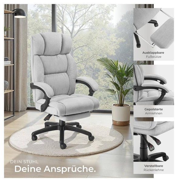 Jillien office chair, grey 