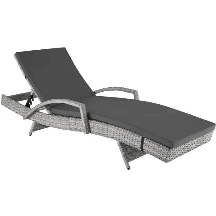 Aluminium Rattan Sonnenliege Océane