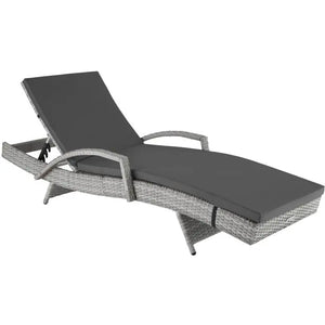 Aluminium Rattan Sonnenliege Océane