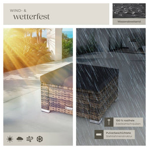Rattan Sitzhocker Bitonto natur