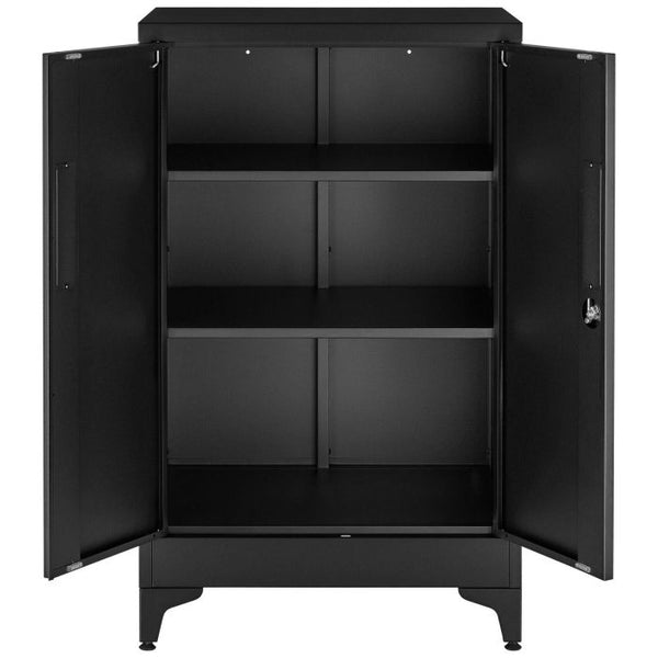 Aktenschrank Blake schwarz 2er Set