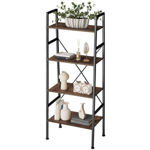 Leiterregal Newcastle 57,5 x 35,5 x 139cm - industrial dunkelbraun