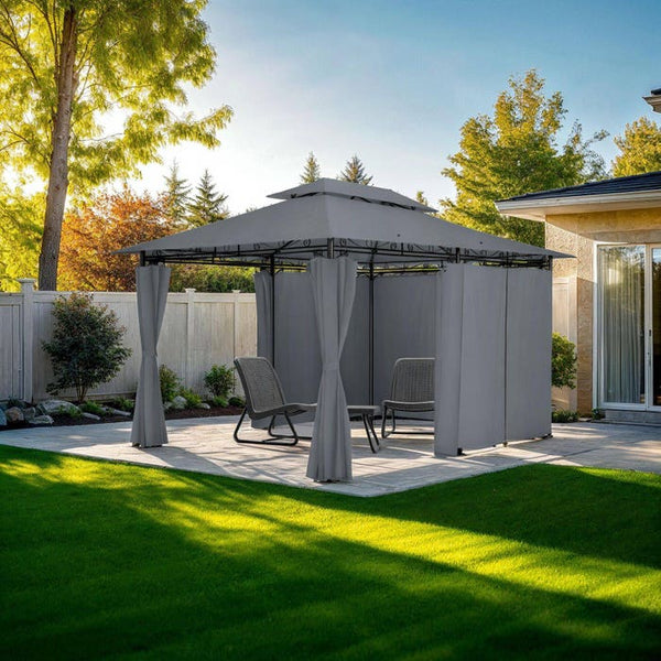Gartenpavillon Emine anthrazit