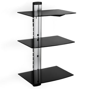 Wandregal mit 3 Ablagen, 80x42x34cm