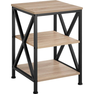 Beistelltisch Nottingham Industrial Holz hell, Eiche Sonoma
