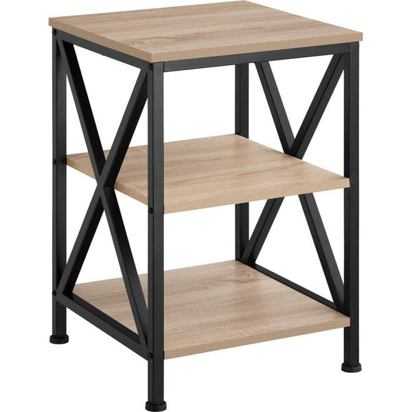 Beistelltisch Nottingham Industrial Holz hell, Eiche Sonoma