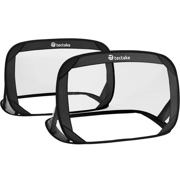 Pop-up football goal, black