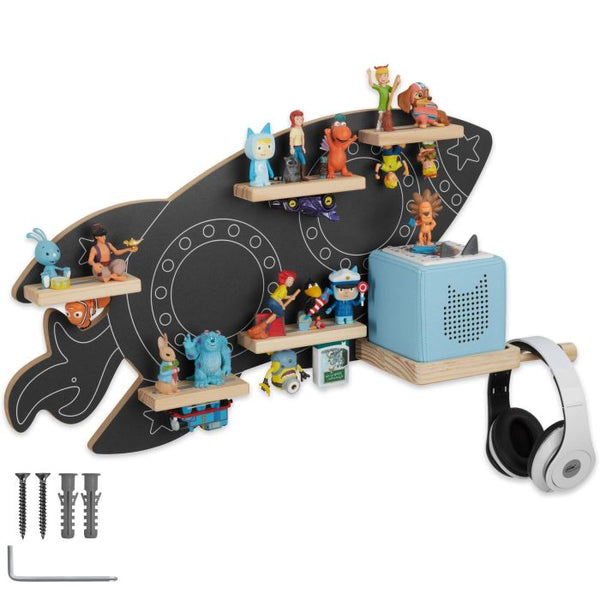 Tonie-Regal MyLittleStory Rocket für bis zu 40 Tonies grau