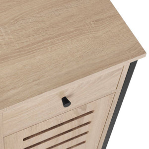 Nachttisch Waterford Industrial Holz hell, Eiche Sonoma