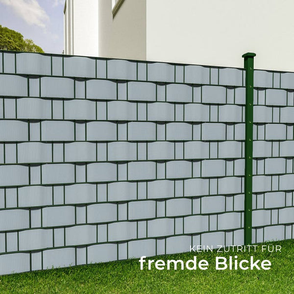 PVC privacy film, grey, 35m