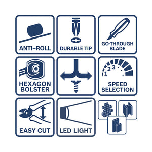 Bosch Combo-Kit: GSR 12V-15 Professional und Handwerkzeuge 0.601.868.10R
