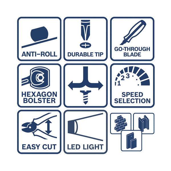 Bosch Combo-Kit: GSR 12V-15 Professional und Handwerkzeuge 0.601.868.10R
